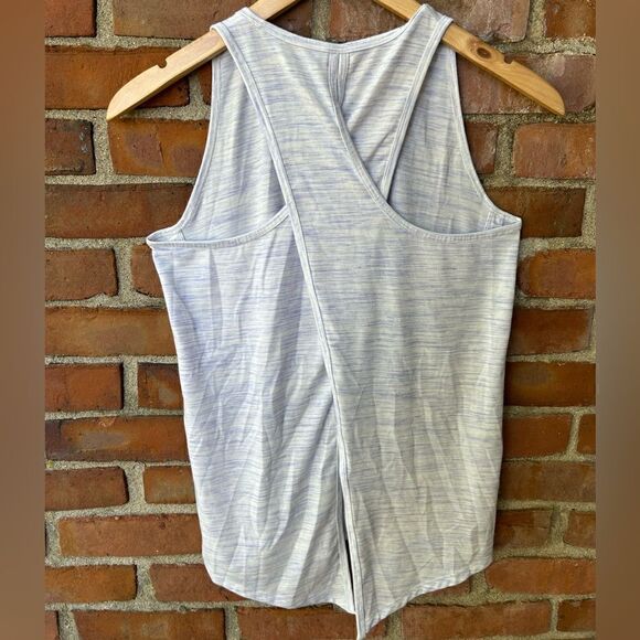 Athleta Lavender Heather Essence Tie Back Tank - Picture 4 of 5